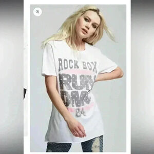 New! Recycled Karma Run DMC Rock Box graphic tee Size XS Women